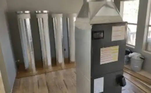New ductwork installation for a home renovation or new construction project